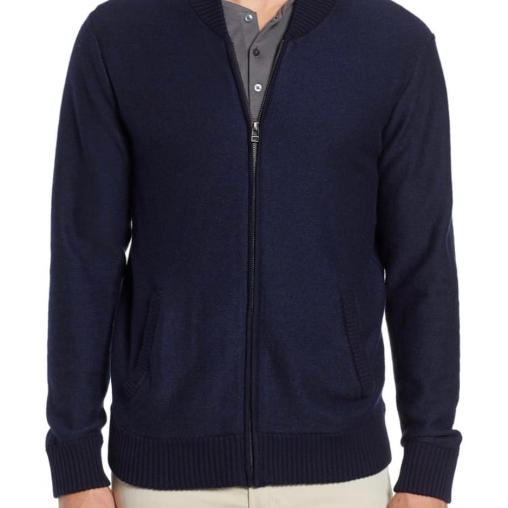 Bonobos Men’s Bomber Sweater NWOT